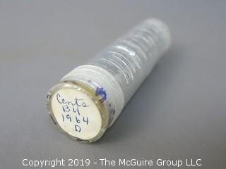 (4) Rolls of 1964-D Cents