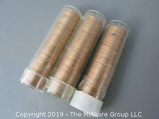 (3) Rolls of 1974-S BU Cents