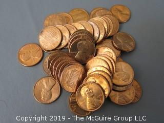 (5) Rolls of 1974-D Cents 