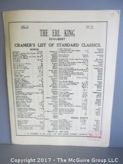 Collection of Sheet Music.  See all the photos