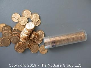 (2) Rolls of 1963-D Cents