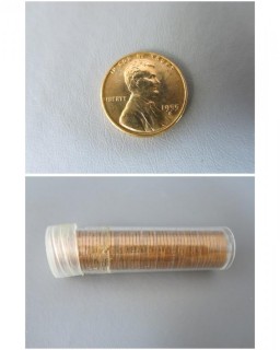 Roll of 1955-S Cents