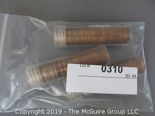 (3) Rolls of 1955-S Cents