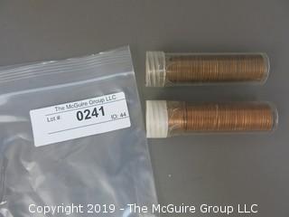 (2) Rolls of 1969-S Cents