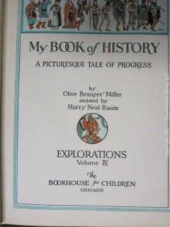 7 Vol. books "A Picturesque Tale of Progress" by Olive, Beaupre and Miller - see multiple photos 