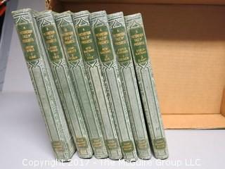 7 Vol. books "A Picturesque Tale of Progress" by Olive, Beaupre and Miller - see multiple photos 