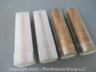 (4) Rolls of 1973-D; BU