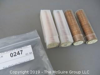 (4) Rolls of 1973-D; BU