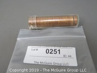 Roll of 1968 S and D Cents; BU (Description Altered 5.5 @ 12:10pm)