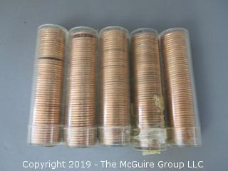 (5) Rolls of 1969-S Cents