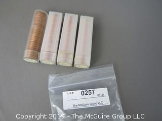 (4) Rolls of 1973-D Cents