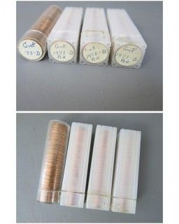 (4) Rolls of 1973-D Cents