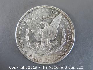 (1) 1879. (1) 1880, and (1) 1881 Silver Dollar Set; including COA by American Historic Society 