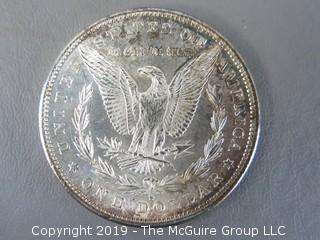 (1) 1879. (1) 1880, and (1) 1881 Silver Dollar Set; including COA by American Historic Society 