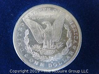 (1) 1879. (1) 1880, and (1) 1881 Silver Dollar Set; including COA by American Historic Society 