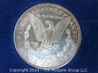 (1) 1879. (1) 1880, and (1) 1881 Silver Dollar Set; including COA by American Historic Society 