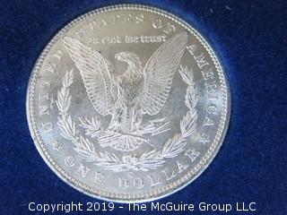 (1) 1879. (1) 1880, and (1) 1881 Silver Dollar Set; including COA by American Historic Society 