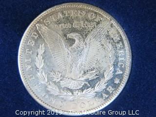 (1) 1879. (1) 1880, and (1) 1881 Silver Dollar Set; including COA by American Historic Society 