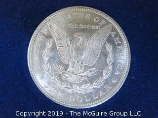 (1) 1879. (1) 1880, and (1) 1881 Silver Dollar Set; including COA by American Historic Society 