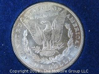 (1) 1879. (1) 1880, and (1) 1881 Silver Dollar Set; including COA by American Historic Society 