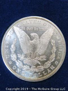 (1) 1879. (1) 1880, and (1) 1881 Silver Dollar Set; including COA by American Historic Society 