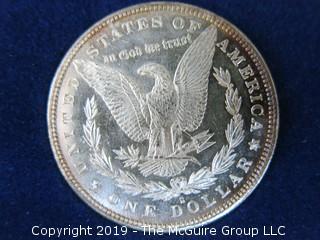 (1) 1879. (1) 1880, and (1) 1881 Silver Dollar Set; including COA by American Historic Society 