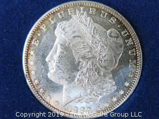 (1) 1879. (1) 1880, and (1) 1881 Silver Dollar Set; including COA by American Historic Society 