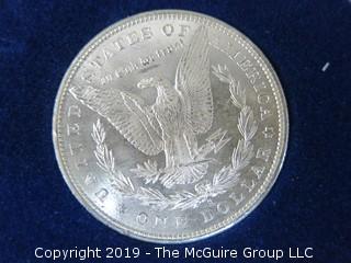 (1) 1879. (1) 1880, and (1) 1881 Silver Dollar Set; including COA by American Historic Society 