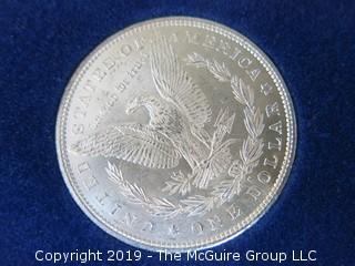 (1) 1879. (1) 1880, and (1) 1881 Silver Dollar Set; including COA by American Historic Society 