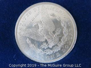 (1) 1879. (1) 1880, and (1) 1881 Silver Dollar Set; including COA by American Historic Society 