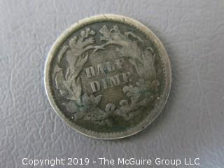 1872 Half Dime