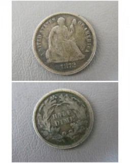 1872 Half Dime