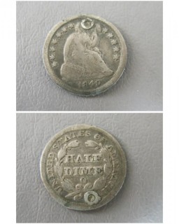 1849 Half Dime