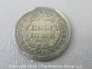 1853 Half Dime