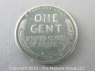 1943 Steel Cent; Double "D" Obverse 