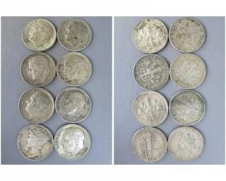 (8) Silver Dimes