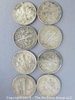 (8) Silver Dimes