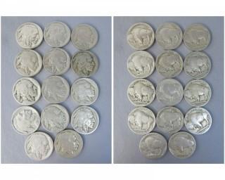 (14) 1920 Buffalo Nickels