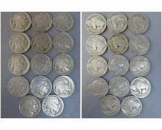 (14) 1924 Buffalo Nickels 