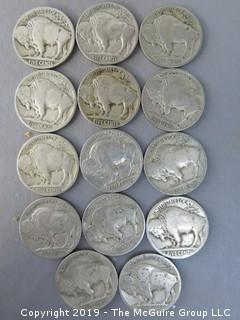 (14) 1924 Buffalo Nickels 