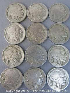 (34) 1927 Buffalo Nickels 