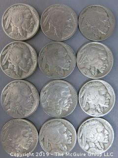 (28) 1928 Buffalo Nickels 