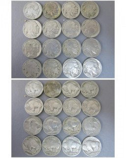 (28) 1928 Buffalo Nickels 