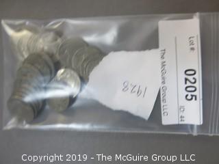 (28) 1928 Buffalo Nickels 