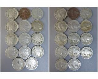 (26) Misc Buffalo Nickels 