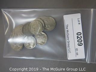 (14) 1929-S Buffalo Nickels 