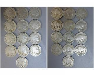 (25) 1929-D Buffalo Nickels 