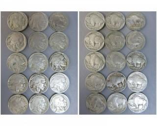 (26) 1930 Buffalo Nickels 