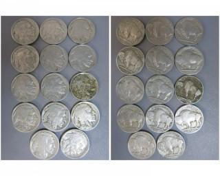 (38) 1934 Buffalo Nickels 