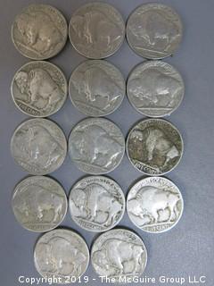 (38) 1934 Buffalo Nickels 